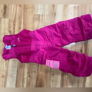 Northface 2T snow pants pink